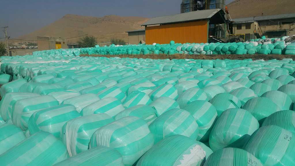 استفاده از سیلو پلاستیکی برای تهیه سیلاژ ذرت