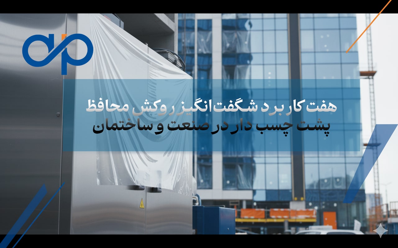 هفت کاربرد شگفتانگیز روکش محافظ پشت چسب دار در صنعت و ساختمان | آذین پلاست مشهد، پیشرو در کیفیت و قیمت منصفانه