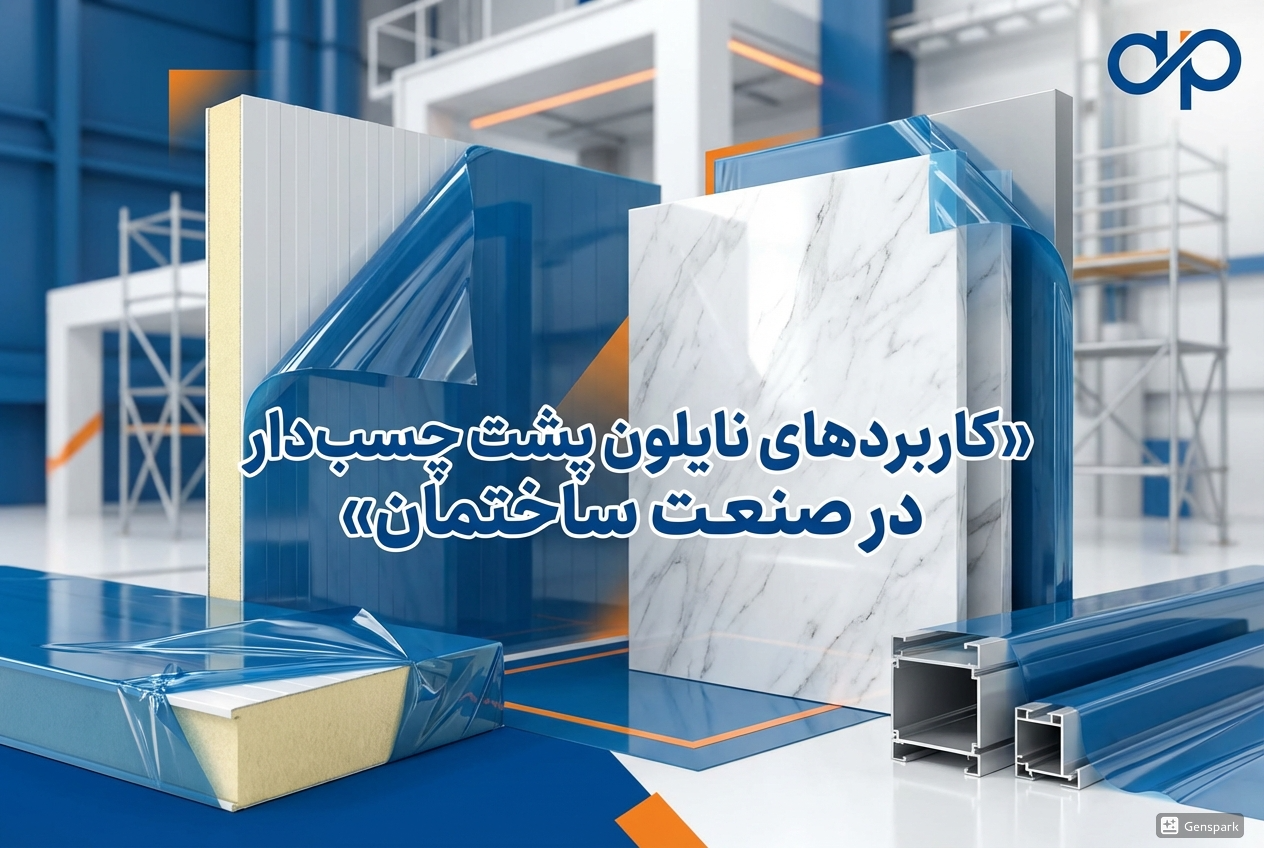 نایلون پشت چسب‌دار چیست و چه مزایایی در صنایع ساختمانی و صنعتی دارد؟